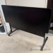 Black Rolling Office Work Table 60" x 24"